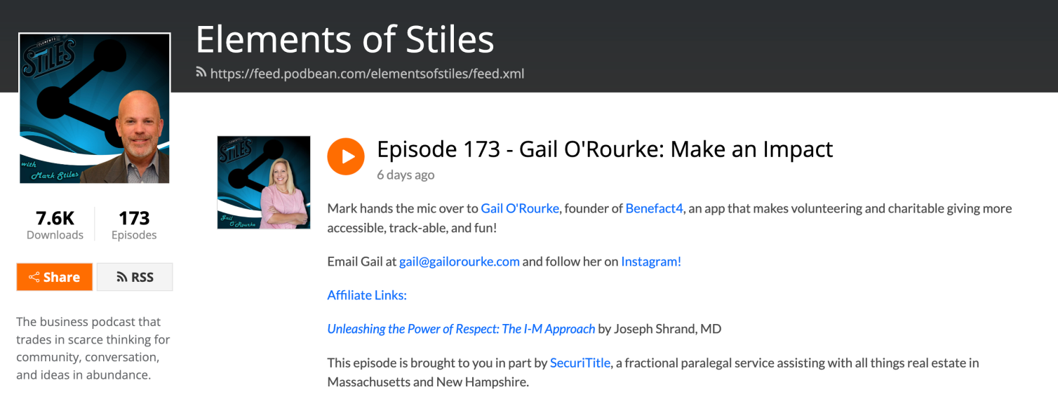 Episode_173_-_Gail_O_Rourke__Make_an_Impact___Elements_of_Stiles